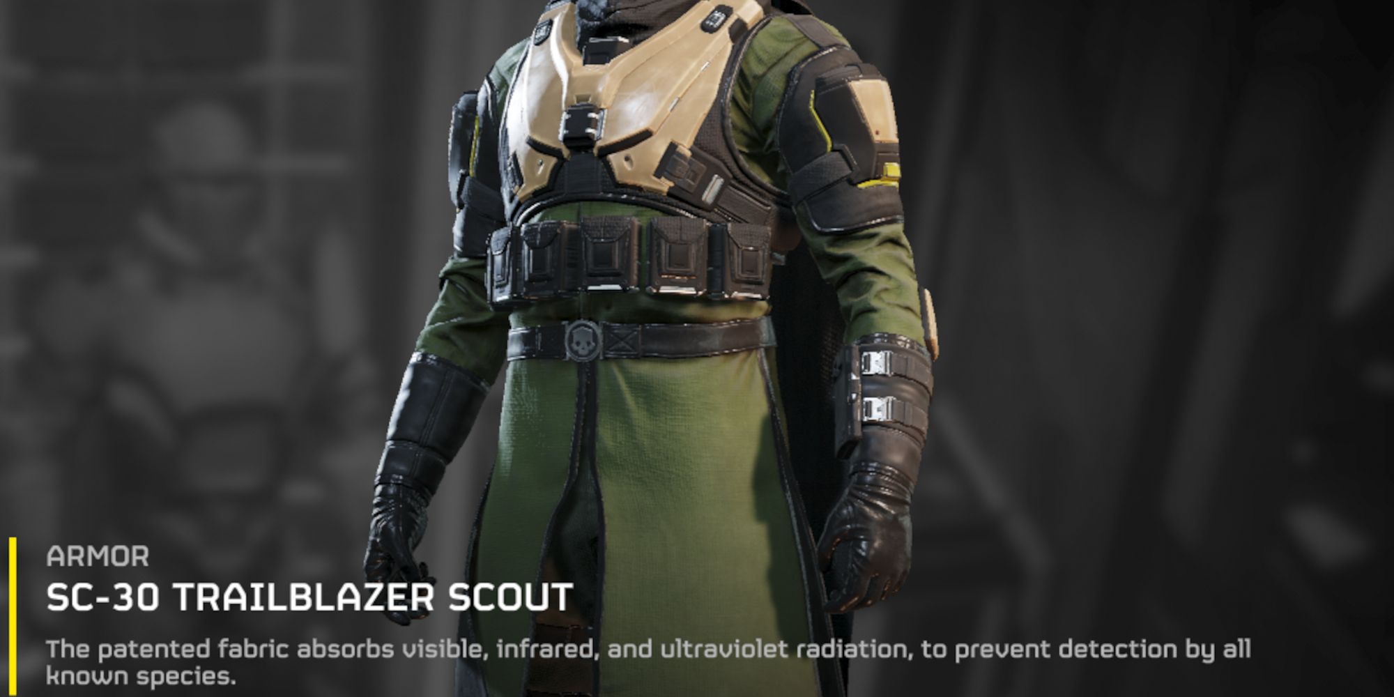 Trailblazer scout armor in Helldivers 2