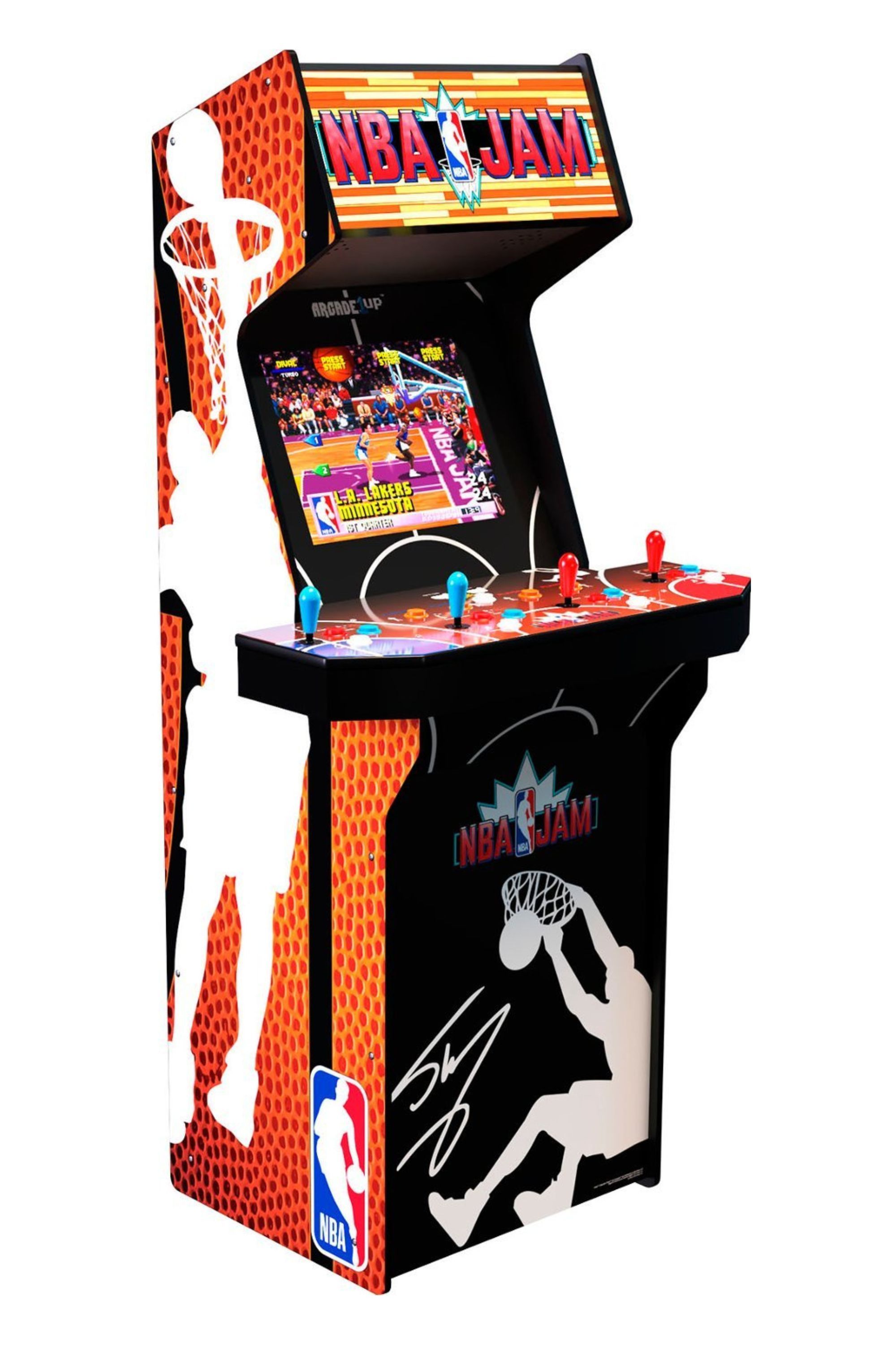 Product still of the Arcade1Up NBA Jam SHAQ Edition Gaming Cabinet