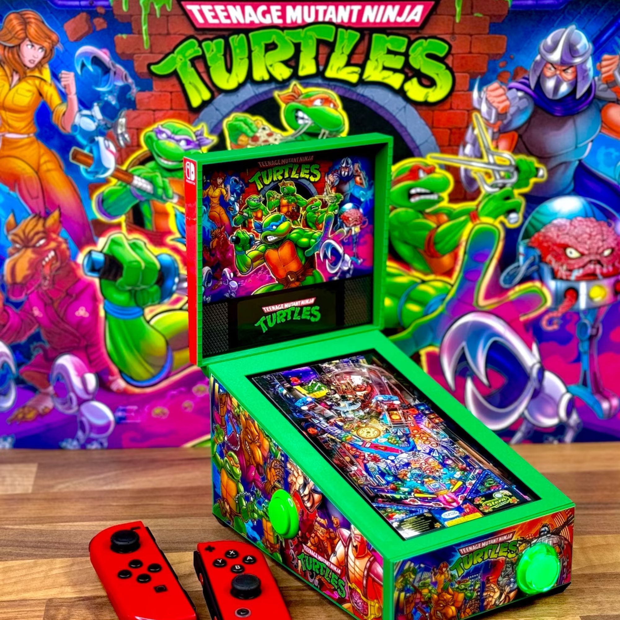 Ainda produto do TMNT Nintendo Switch PinCab