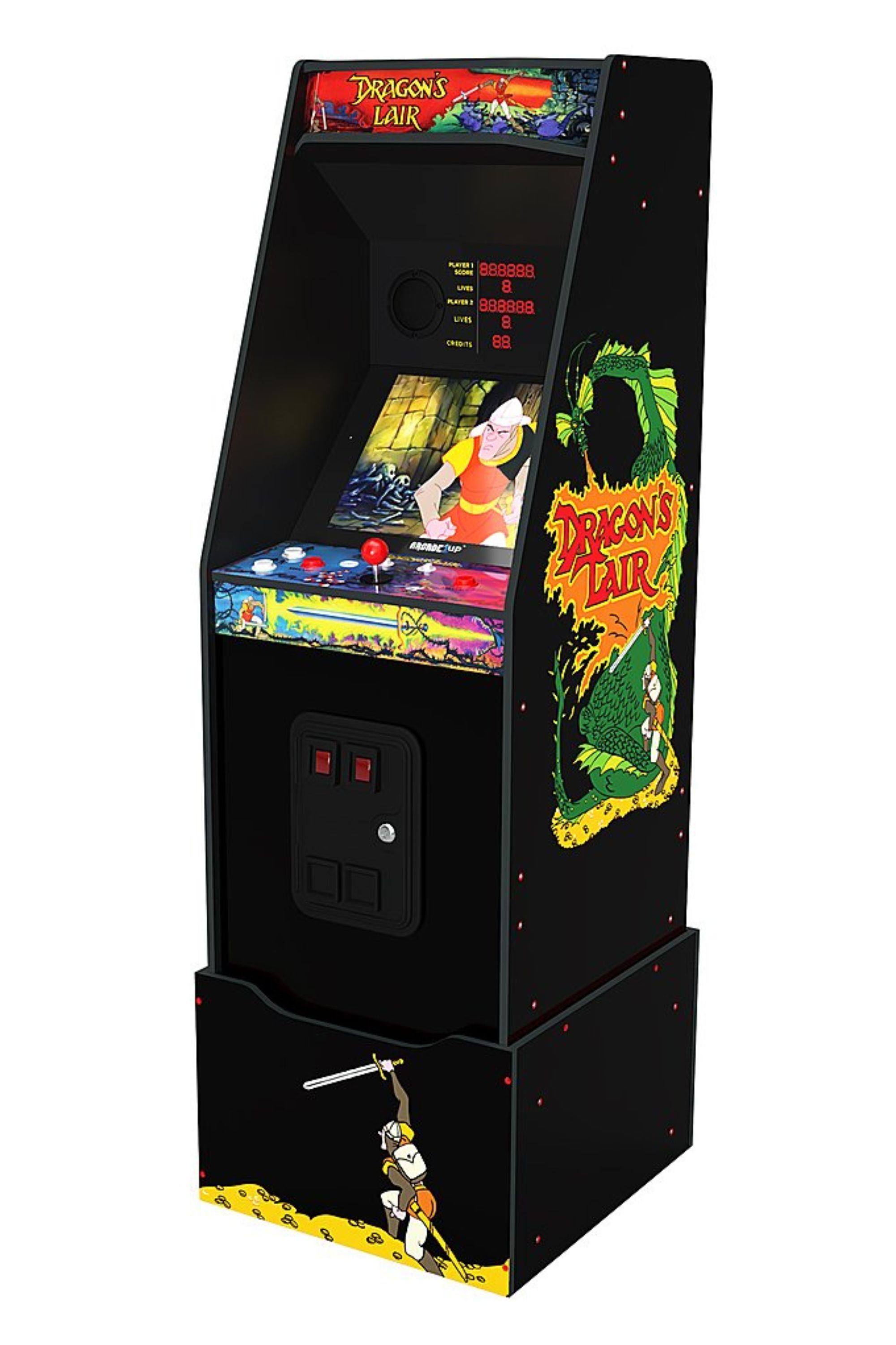 Product still for the Arcade1Up Dragon's Lair Gaming Cabinet