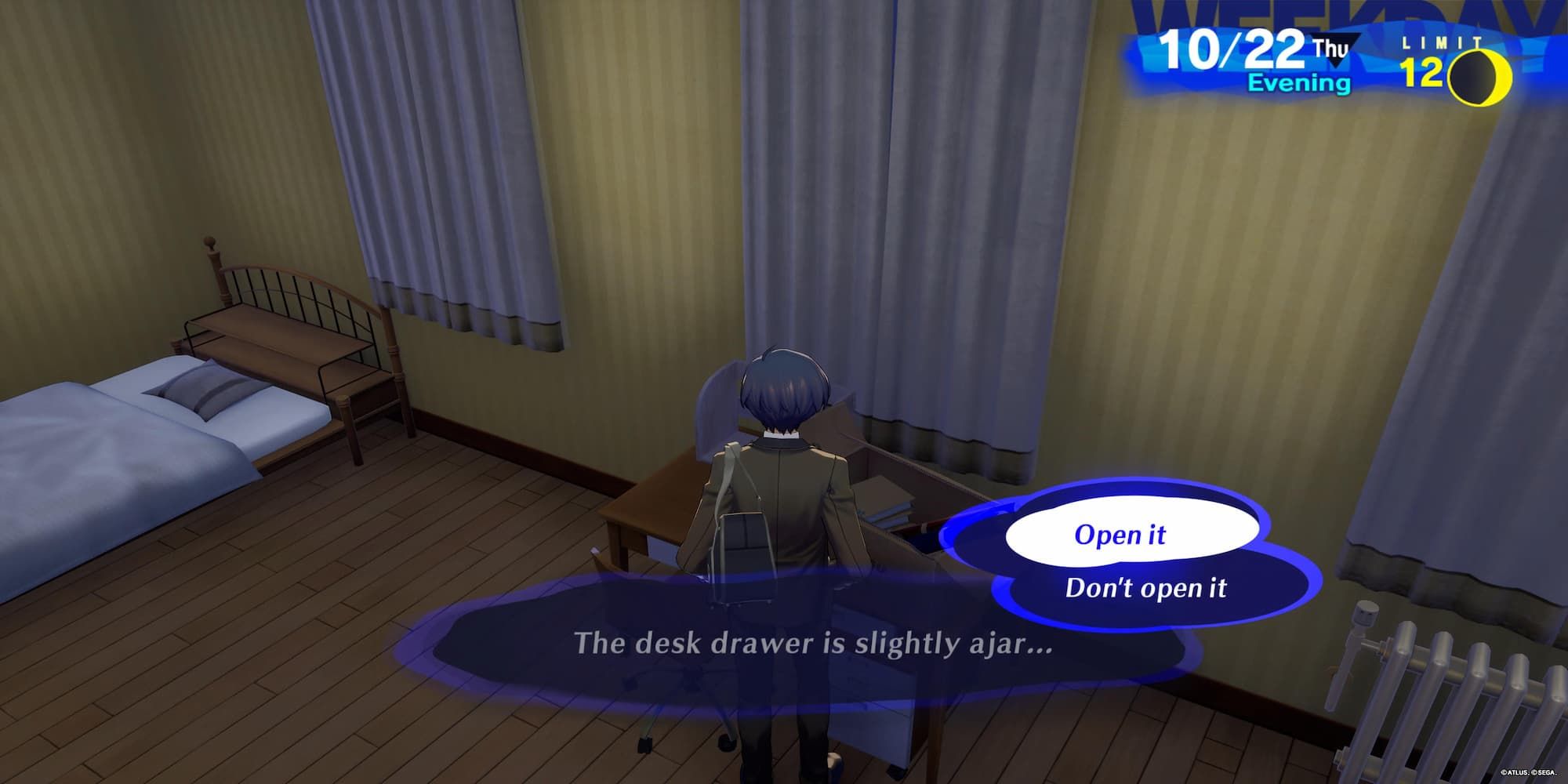 The Protagonist Opening Shinjiro's Drawer