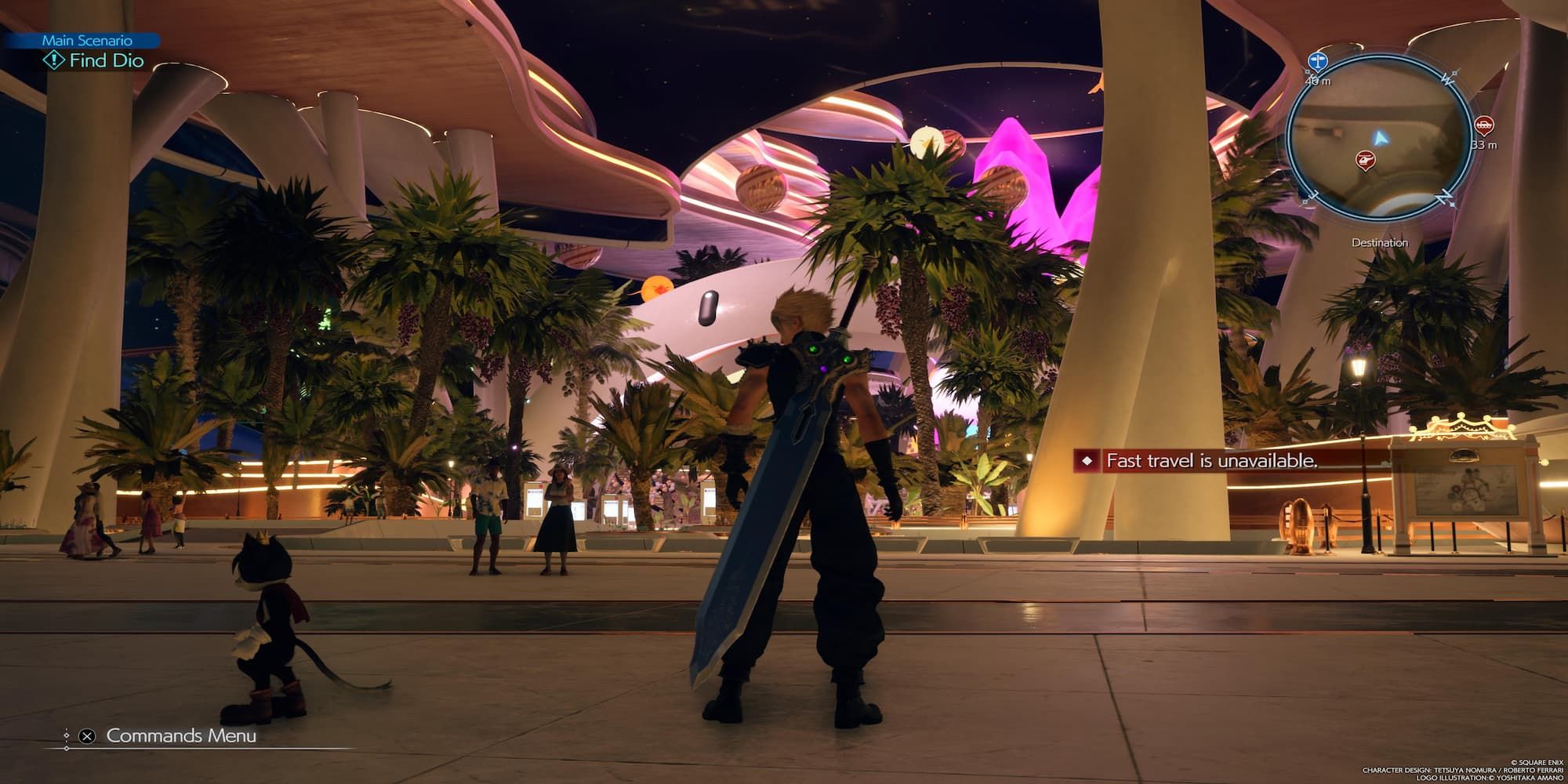 Cloud And Cait Arriving At The Gold Saucer