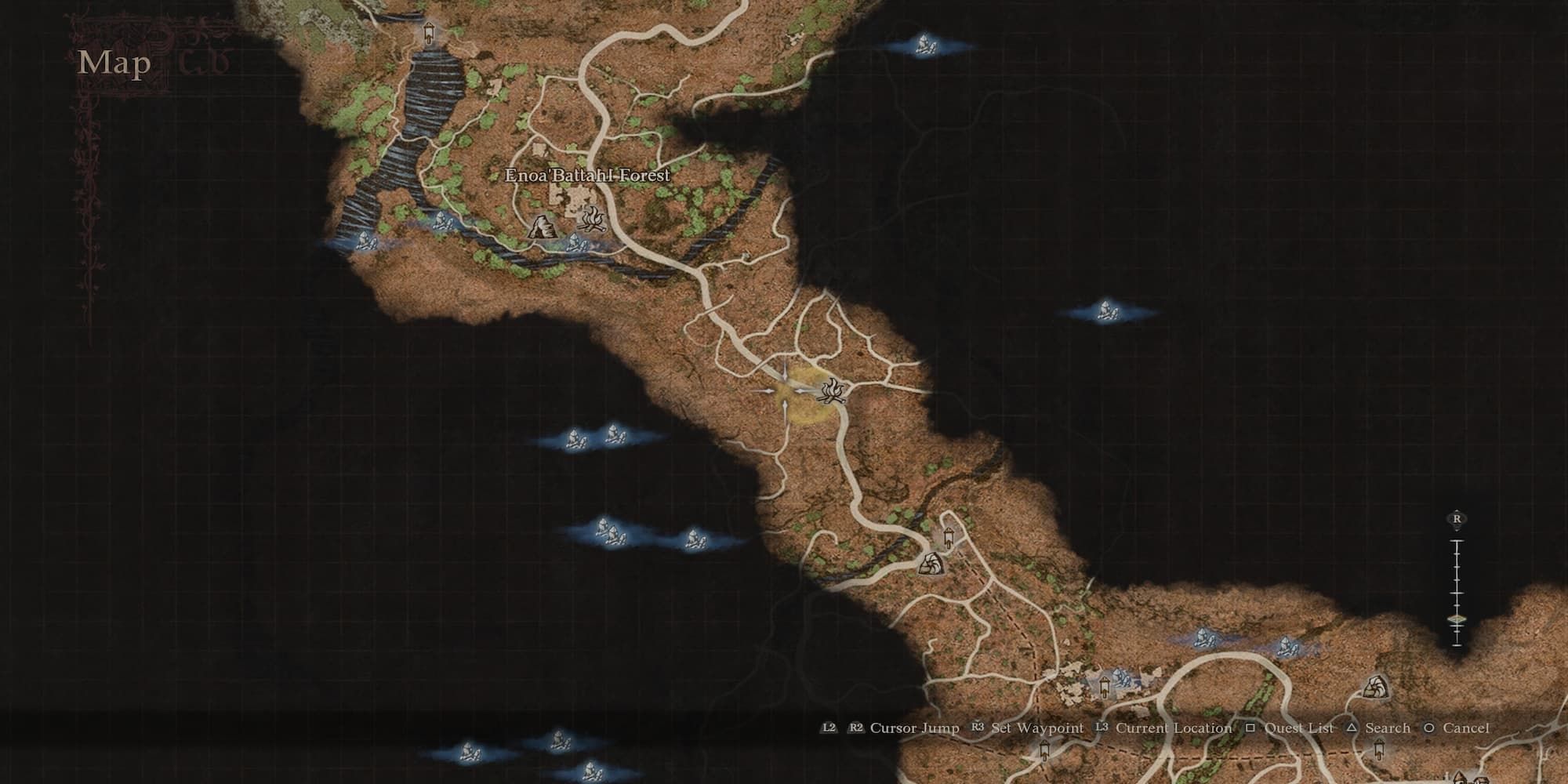 The Location Of The Coral Snakes Hideout On The Map 