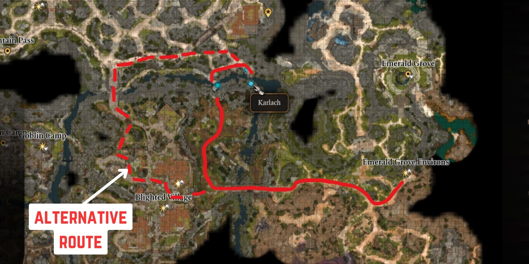 alternative route to karlach's location in bg3
