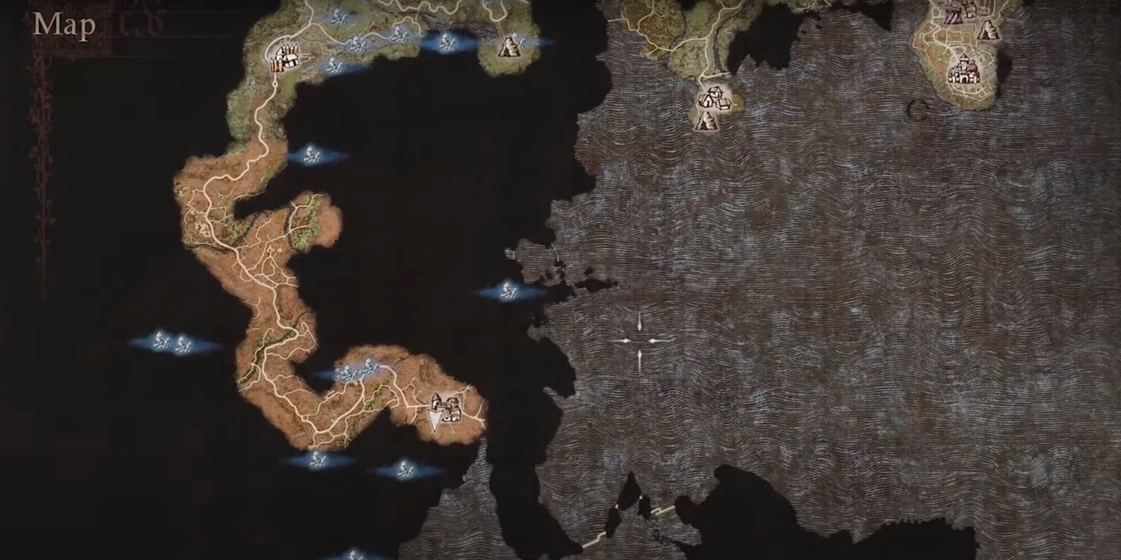 Postać Dragon's Dogma 2 pokazuje mapę i pokazuje, jak dostać się do Battahl.