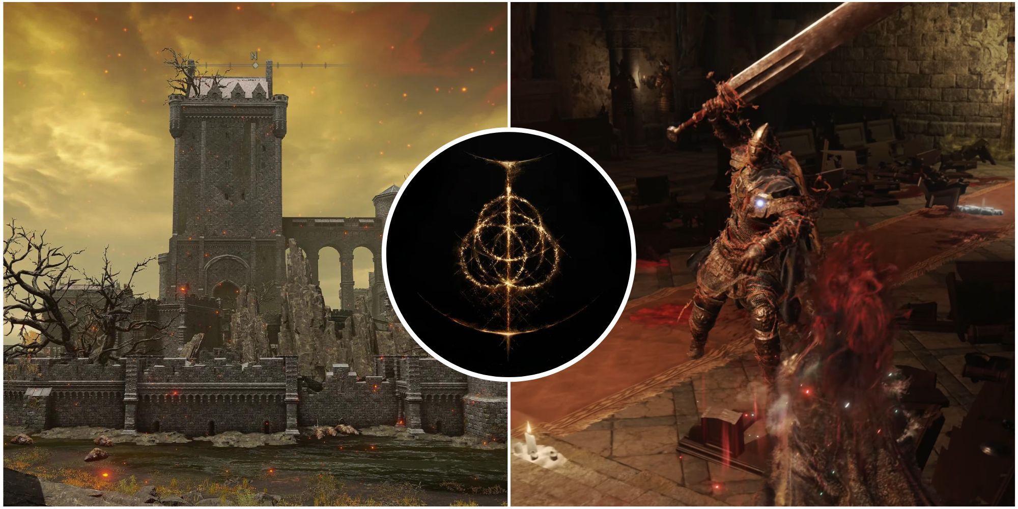 Featured image for Elden Ring showcasing the Shaded Castle and Elmer of the Briar Boss Enemy