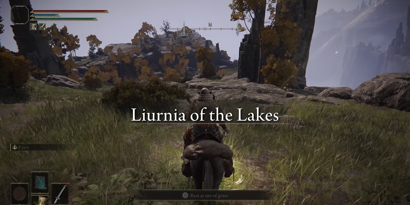 Reaching the Liurnia of the Lakes in Elden Ring