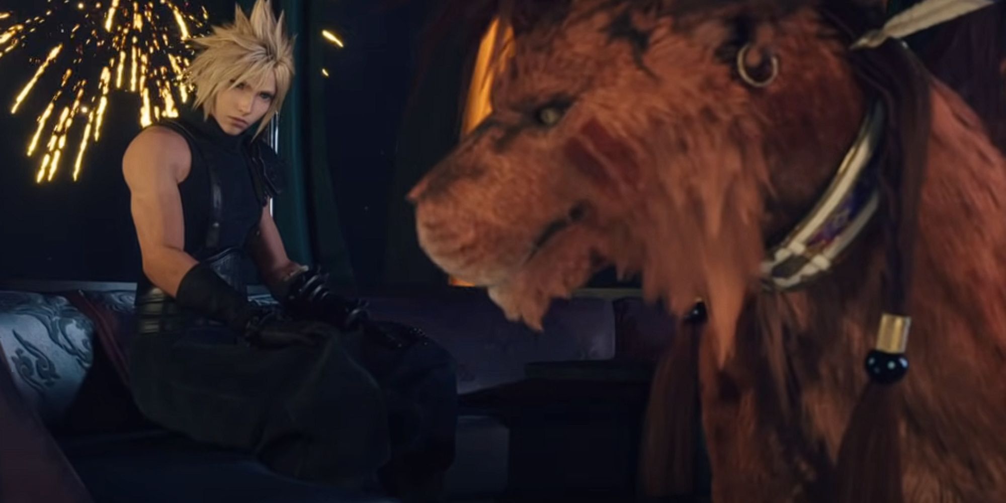 Final Fantasy 7 Rebirth - Cloud Saucer Date Red XIII