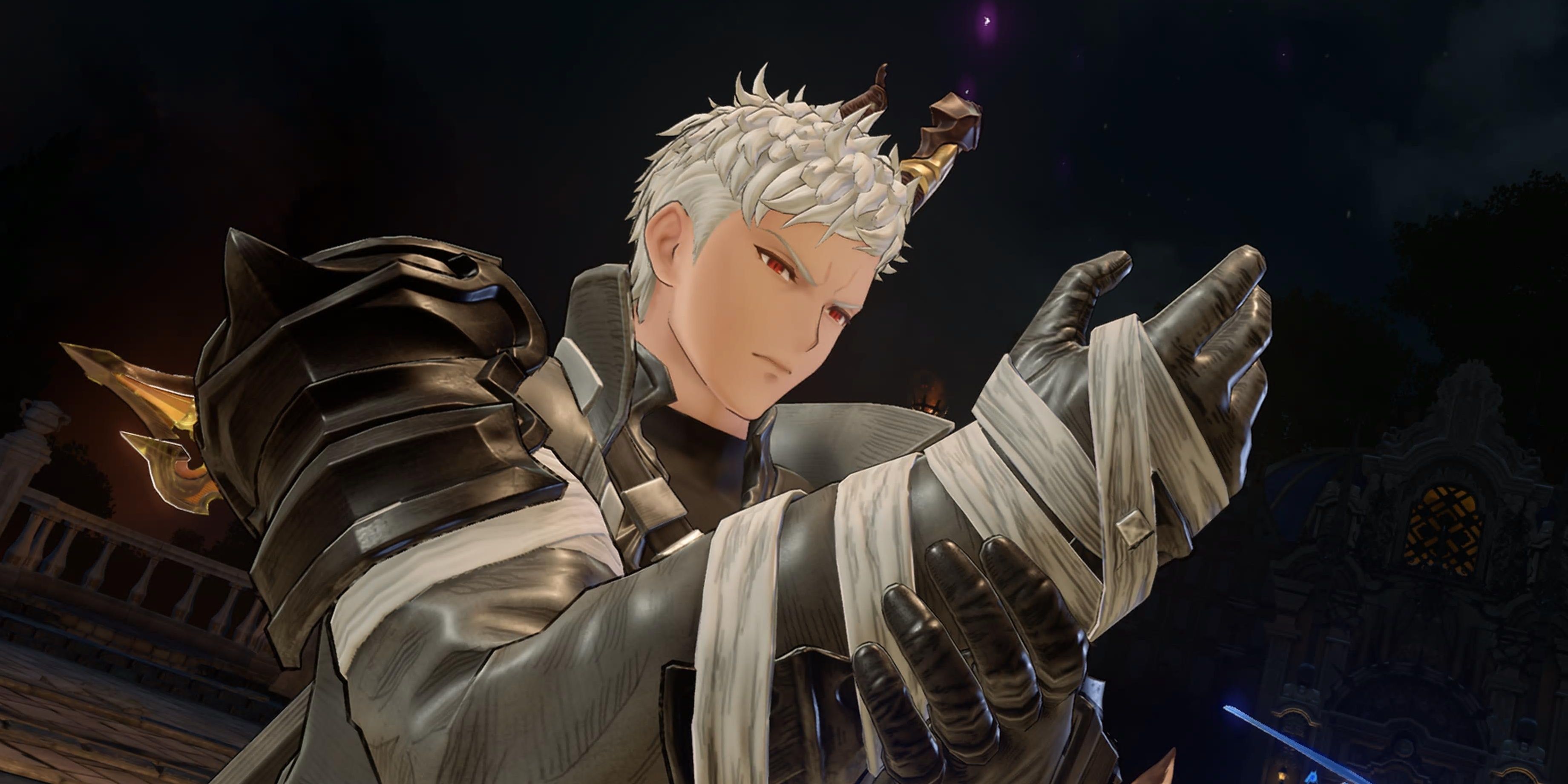 Id gets ready for a fight in Granblue Fantasy Relink