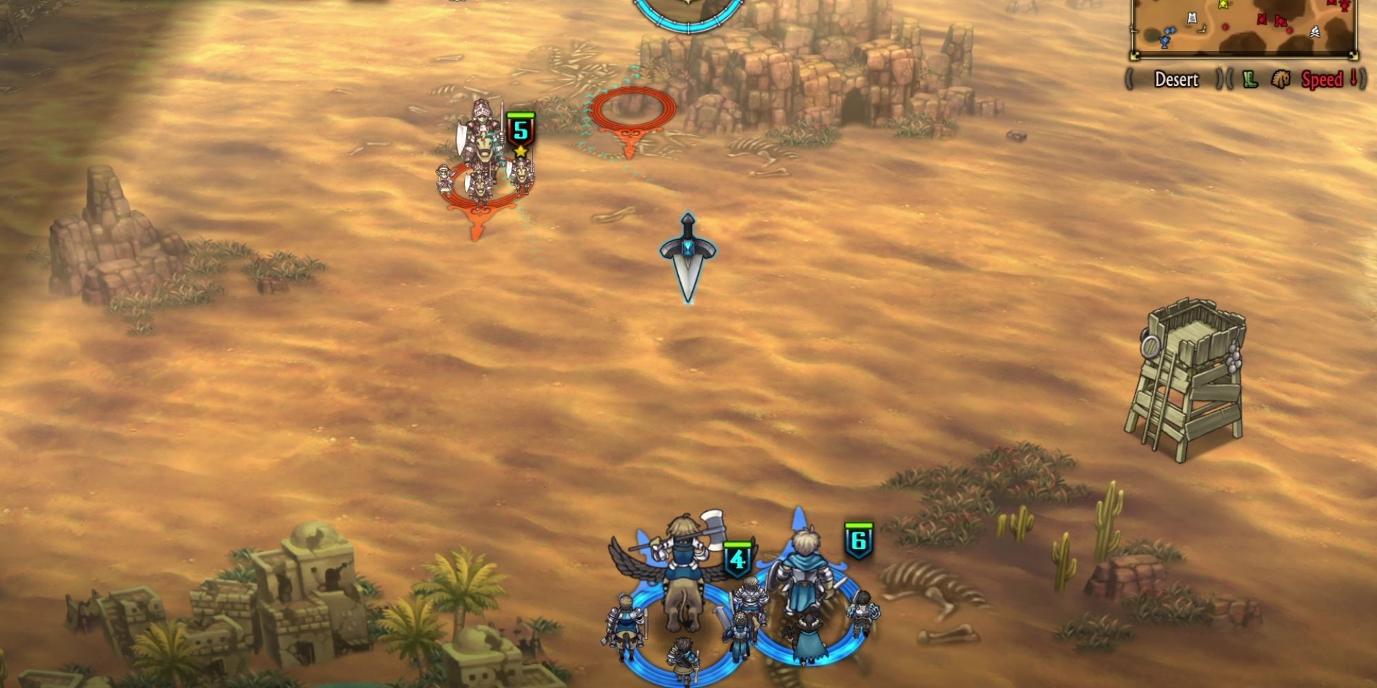 land unit walking slowly