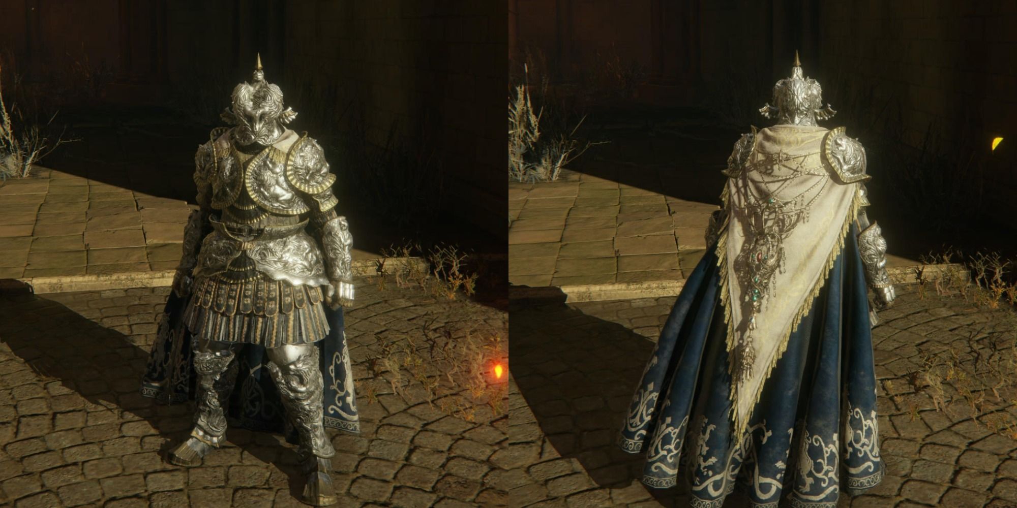 Elden Ring Beast Champion Armor Set Front And Back View