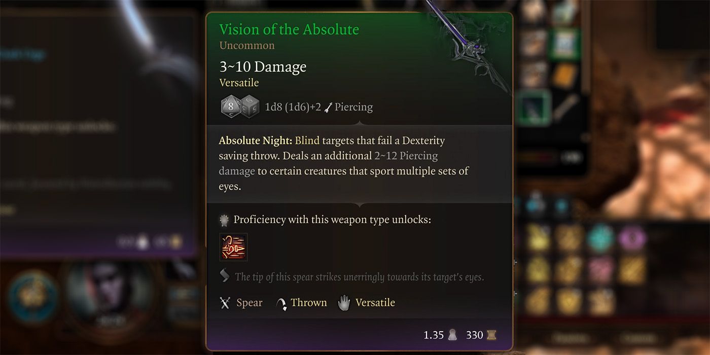Vision Of The Absolute, Best Melee Weapons, Baldur's Gate 3