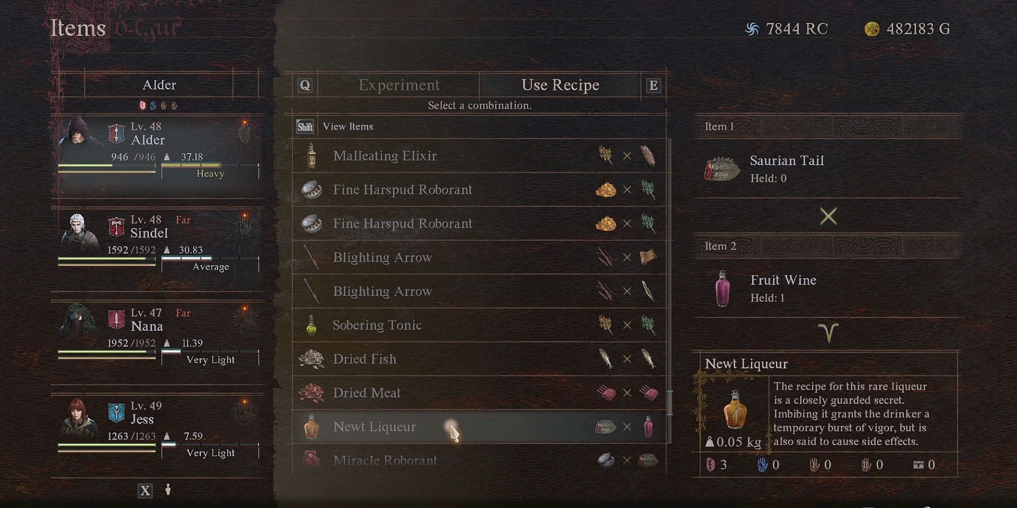 Dragon&rsquo;s Dogma 2: How to Get Fruit Wine &amp; Newt Liqueur