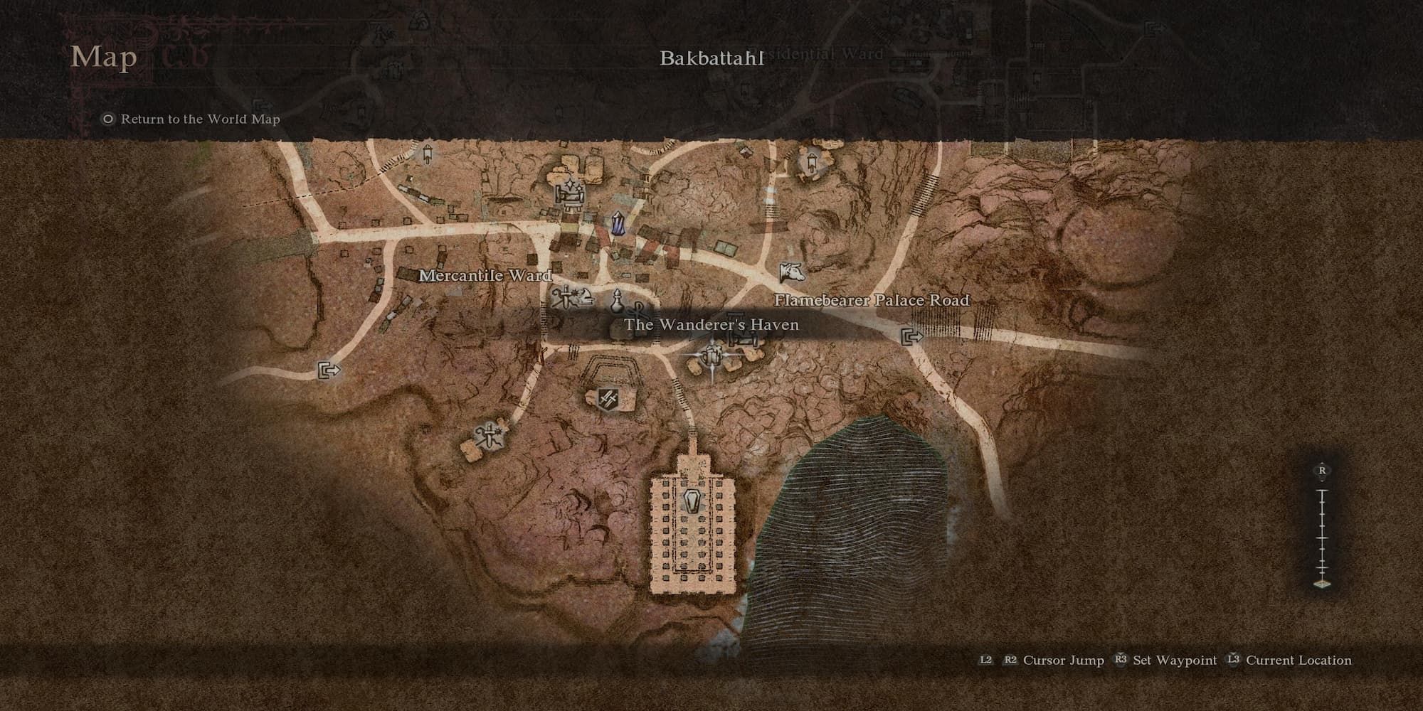 The Wanderer's Haven Location On The Map 