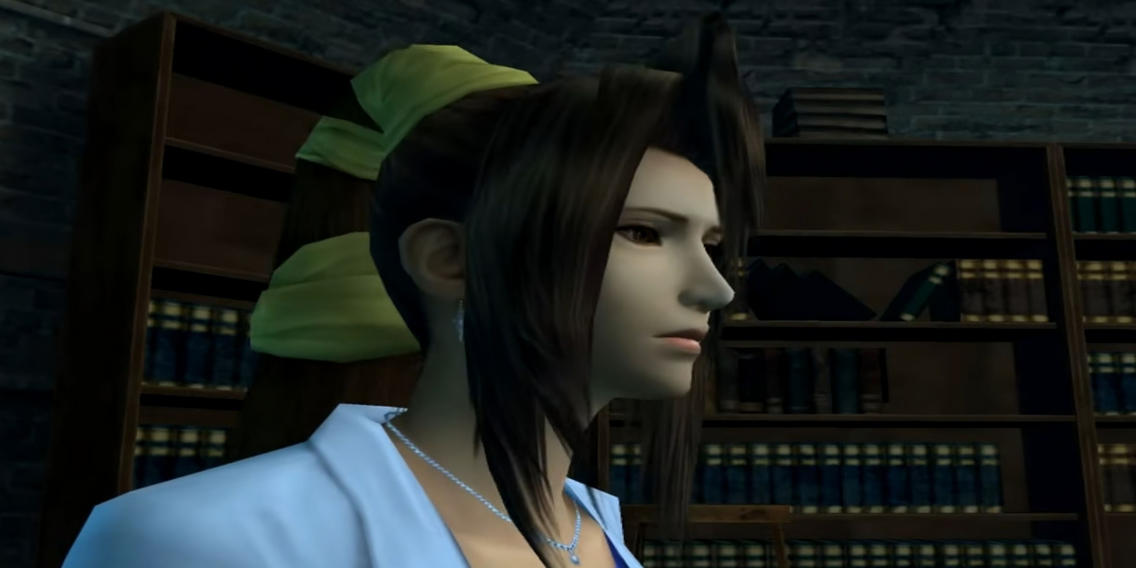 Lucrecia looks concerned in Dirge Of Cerberus Final Fantasy 7