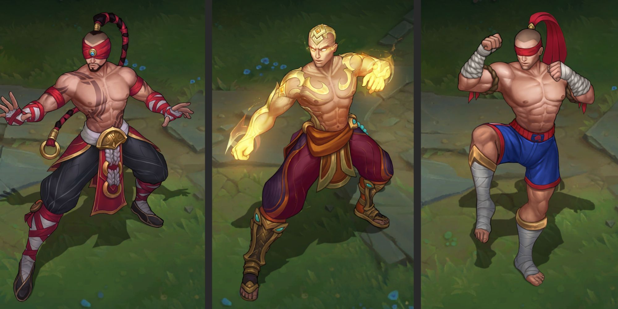 Lee Sin's visual update from League of Legends.
