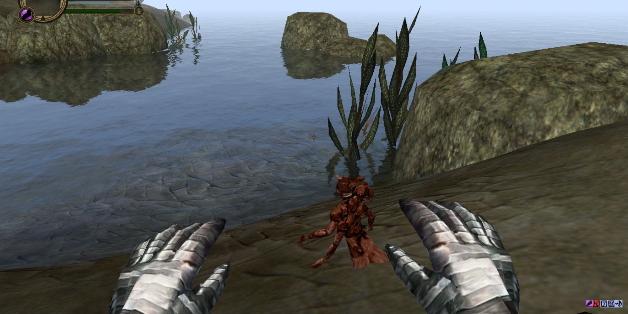 Morrowind exploration in the open world.