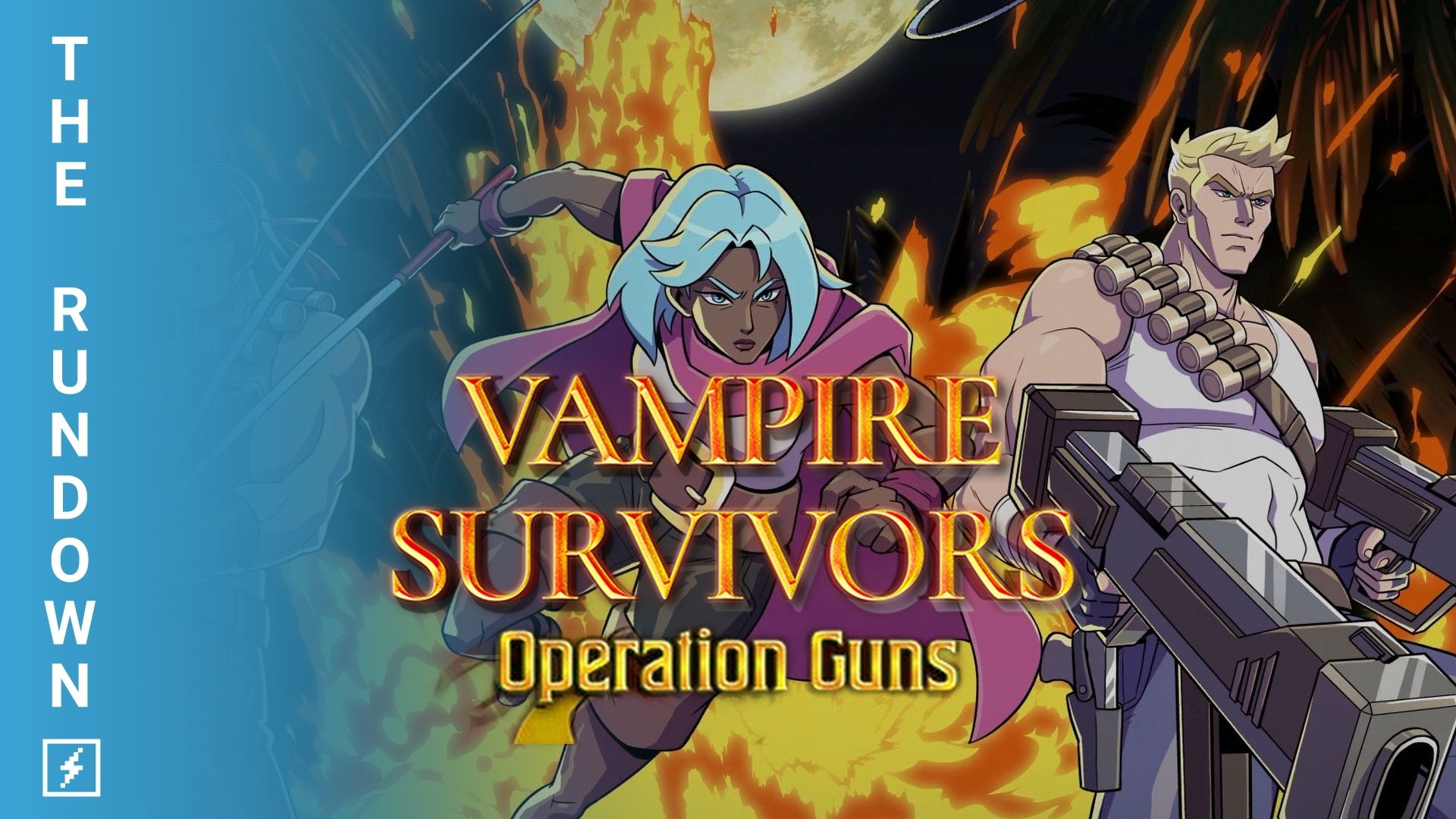 Vampire Survivors Operation Guns Contra DLC 33-Minute Gameplay Dive