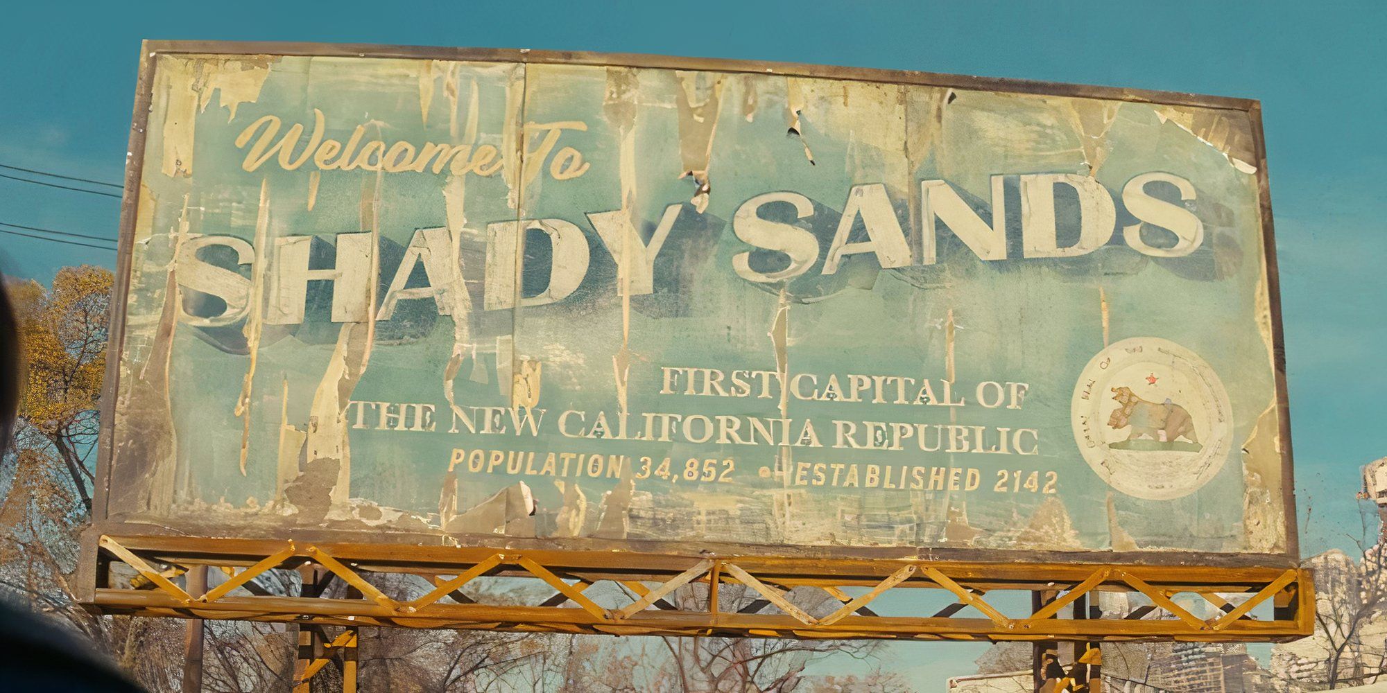 Shady Sands Sign Fallout TV Show