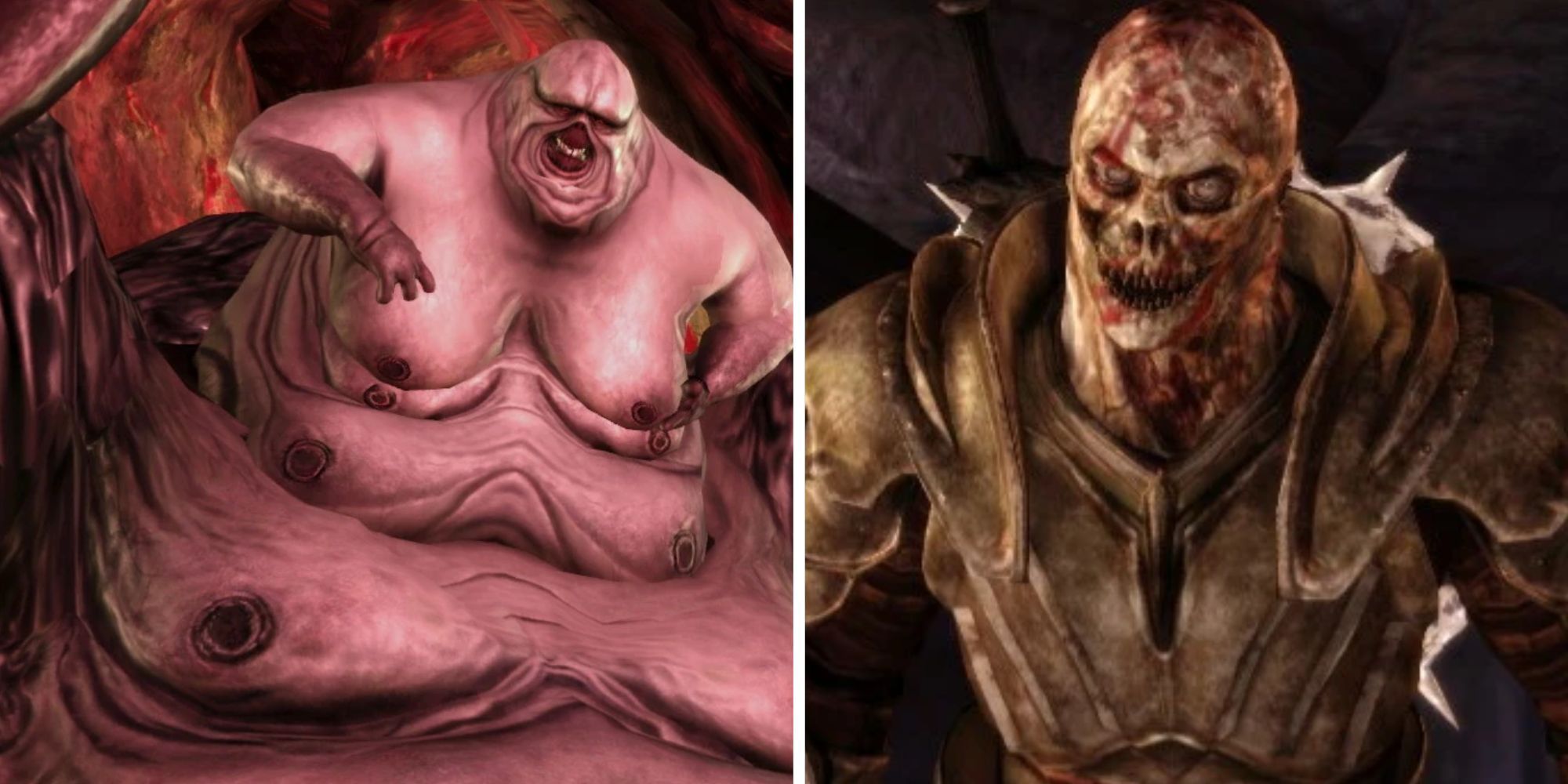 Dragon Age Broodmother Hurlock Side By Side