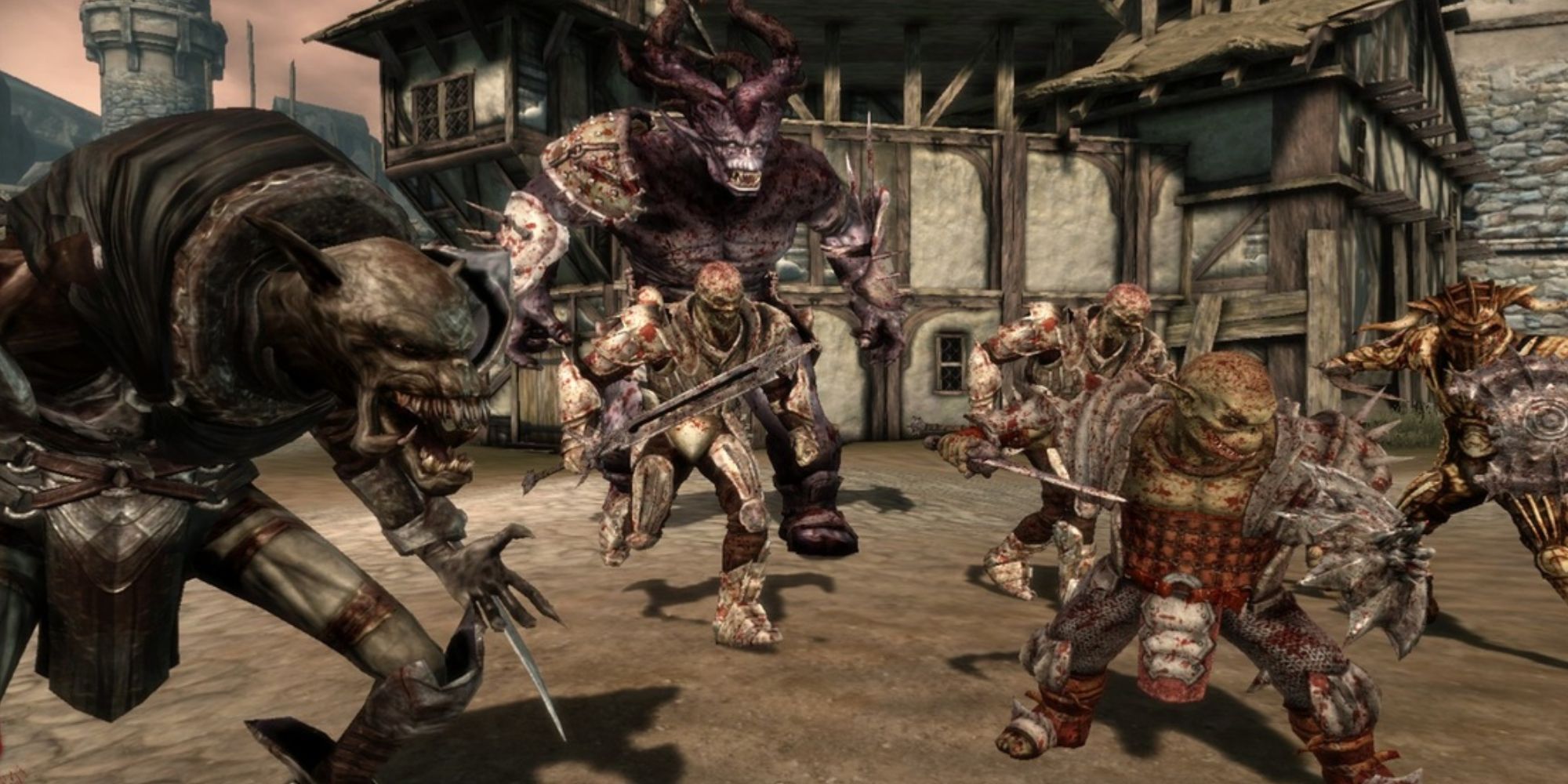 Dragon Age Origins Group Of Darkspawn