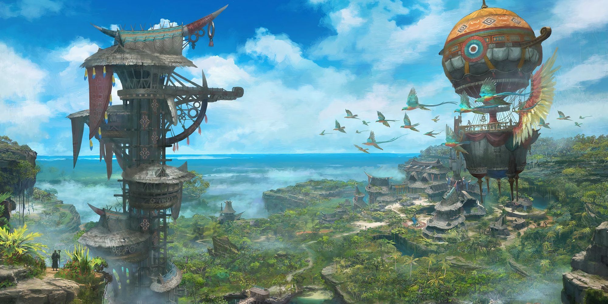 Promotional image of the New World from Final Fantasy 14 Dawntrail