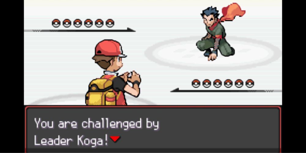 Leader Koga Battle in Pokemon Radical Red