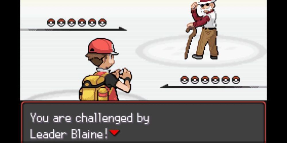 Leader Blaine In Pokemon Radical Red