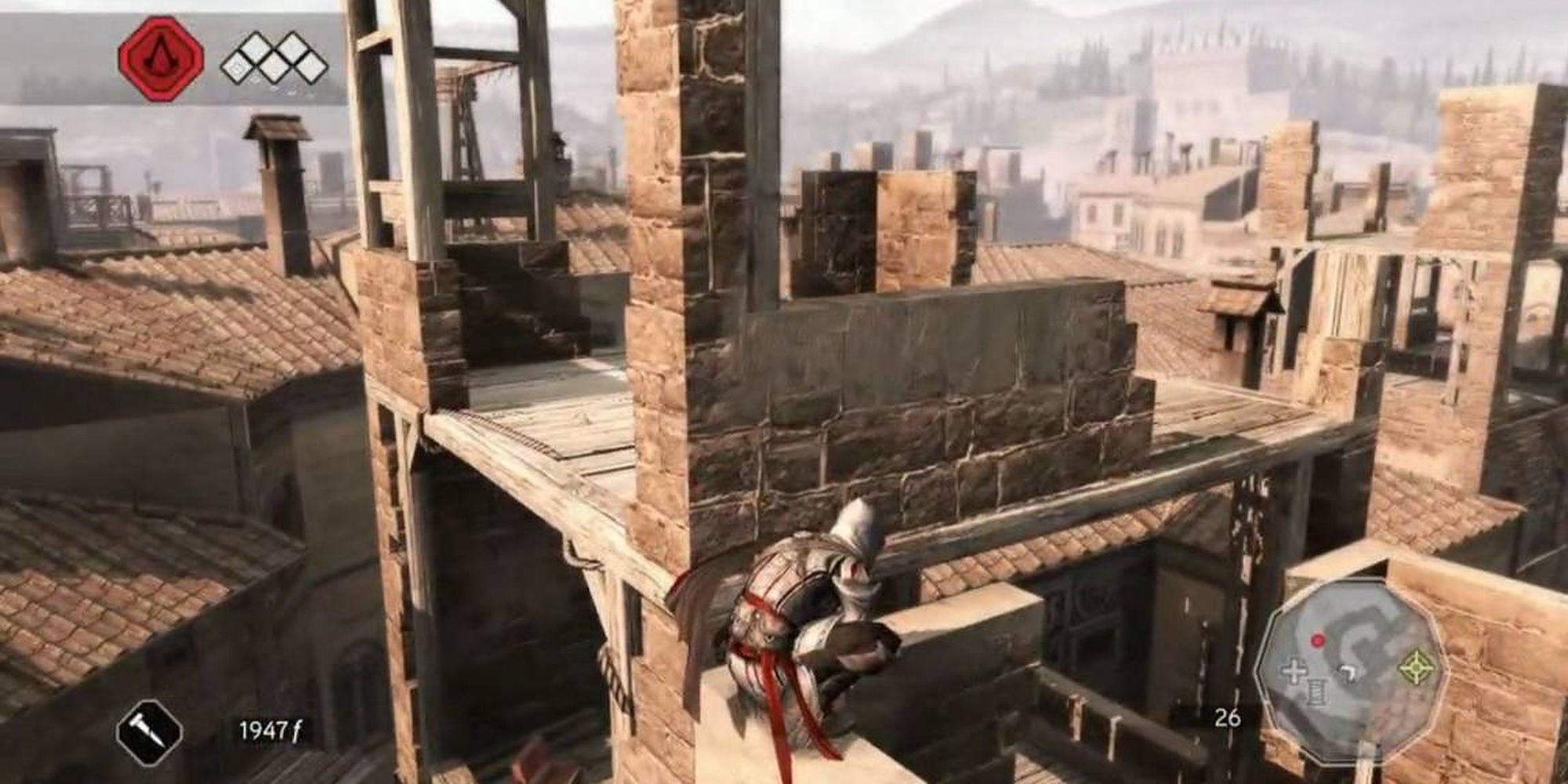 Assassin's Creed II sneaking around Italy