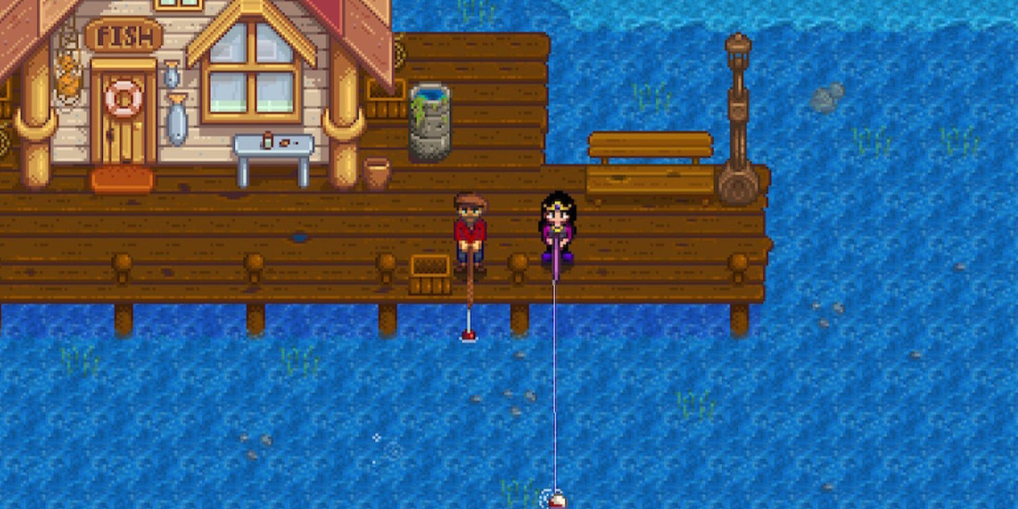 Fishing With Willy in Stardew Valley