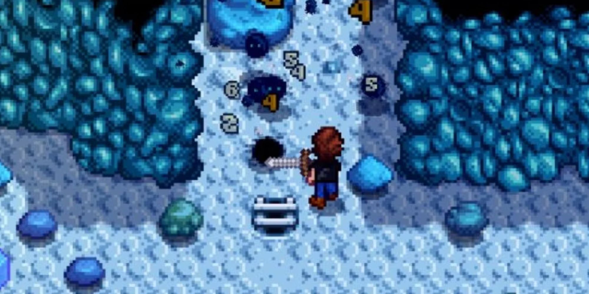 Fighting Soot Sprites in Stardew Valley