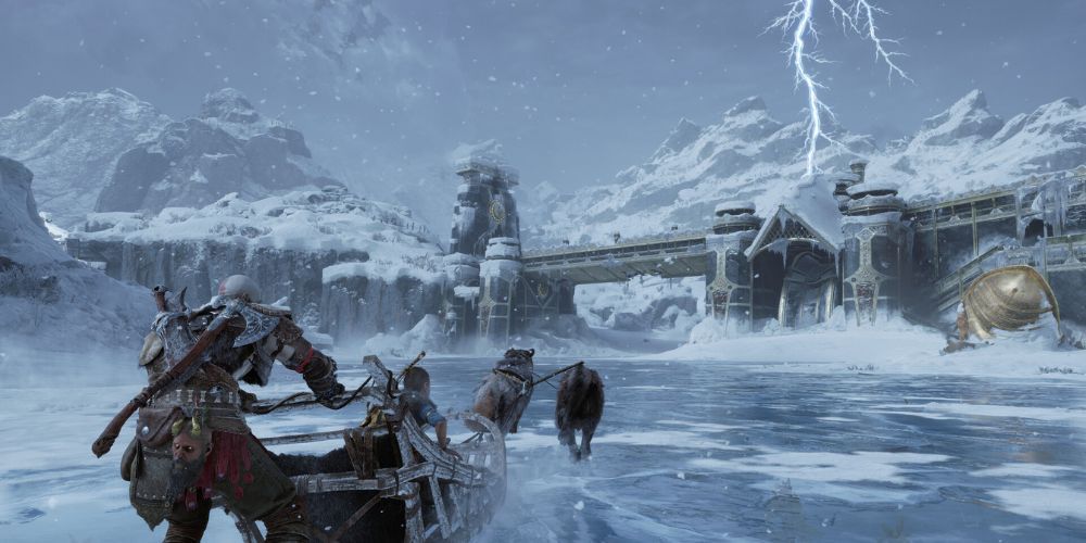 Dog Sledding in God of War: Ragnarok