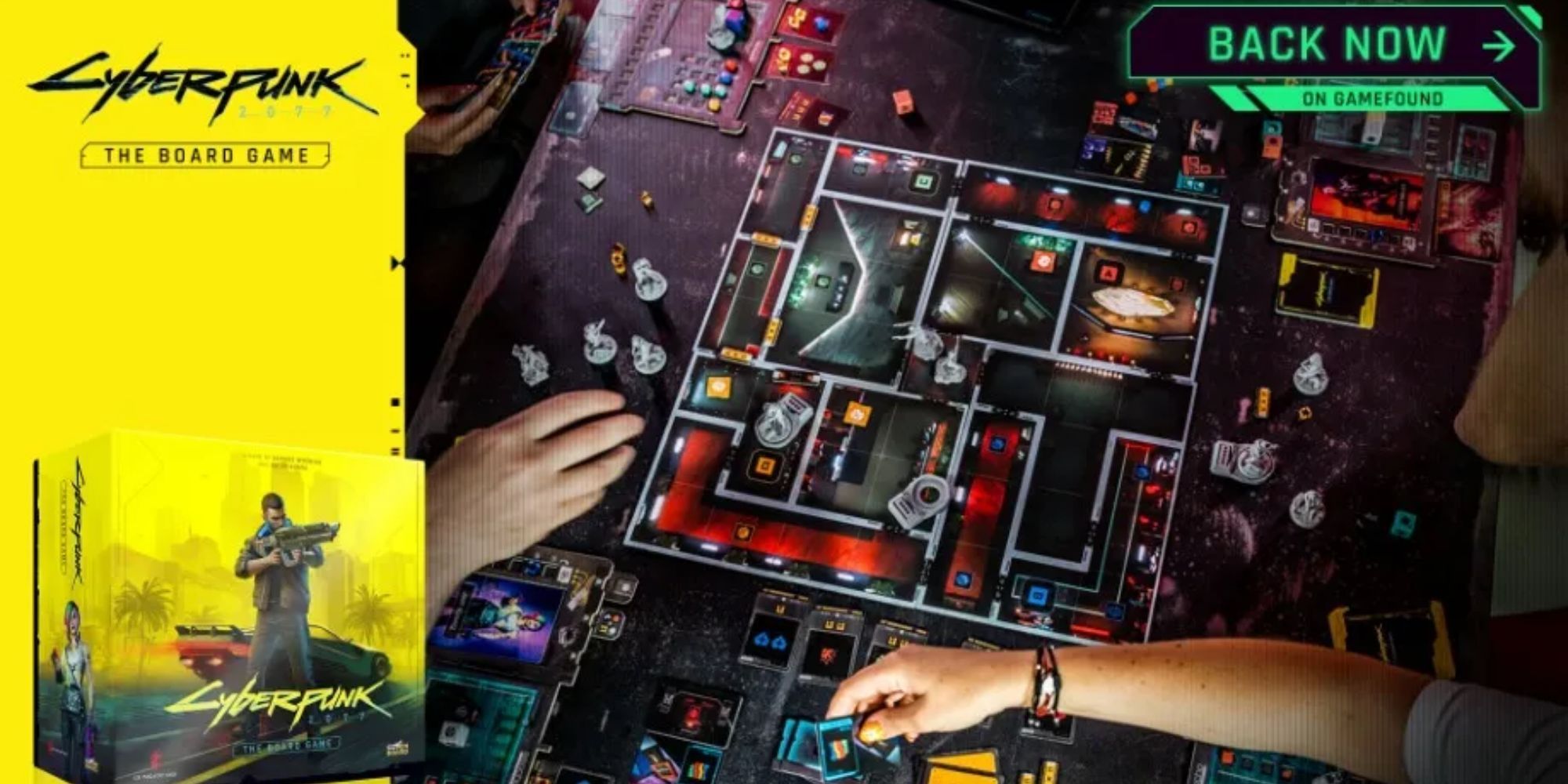 New Cyberpunk 2077 Board Game Crowdfunding Surpasses $1 Million Dollars