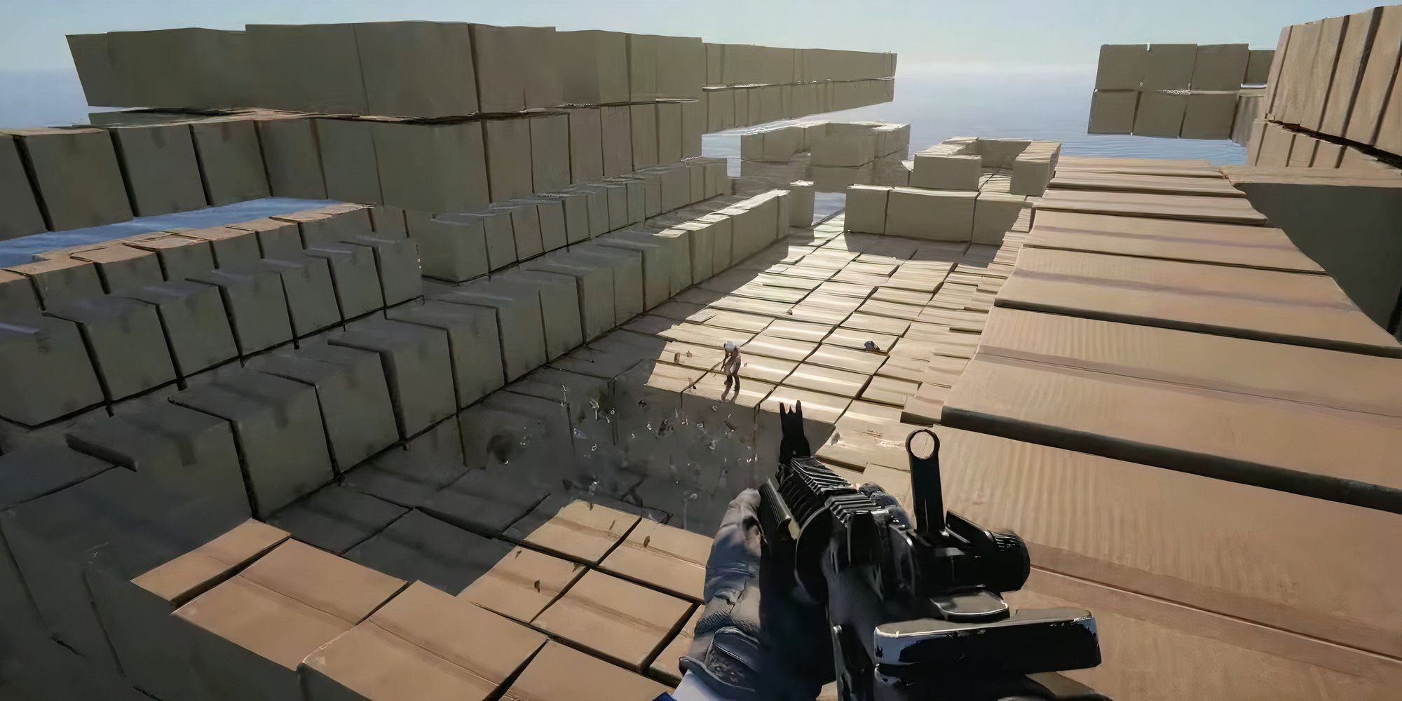 Gameplay of a shooter title created with EA's AI functionality. 