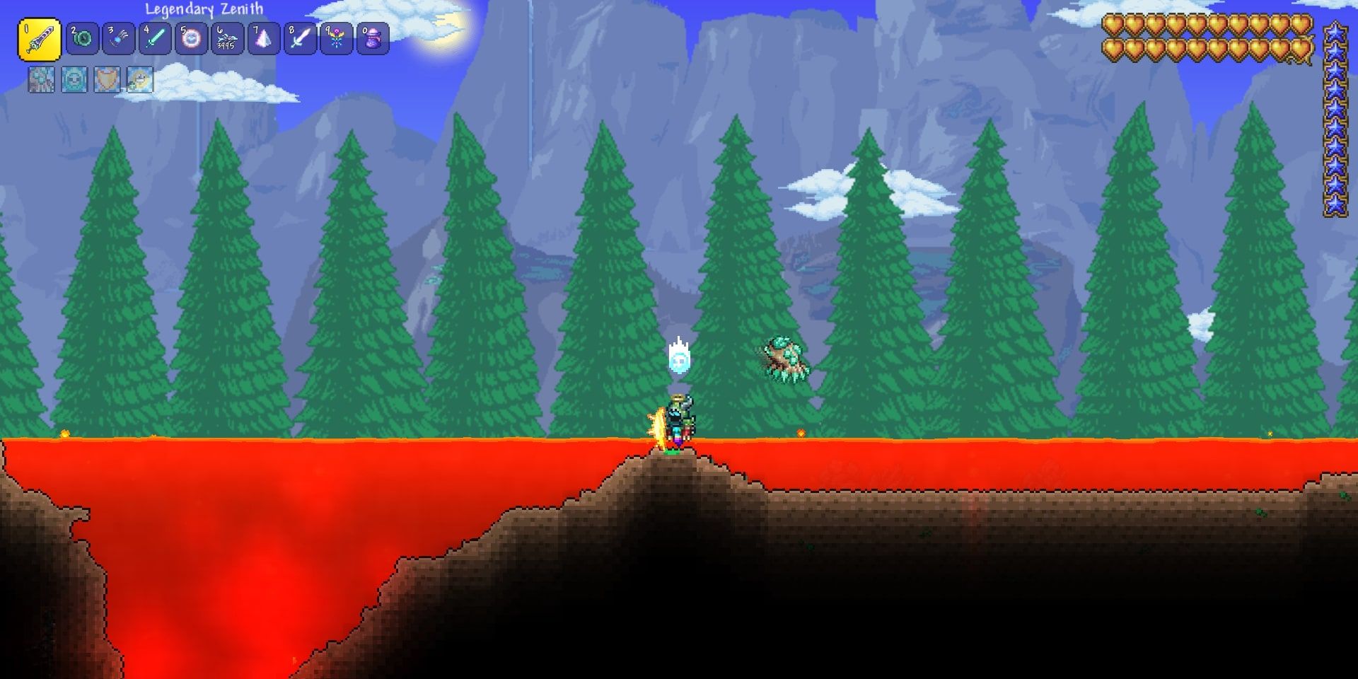 Lava on Surface Terraria