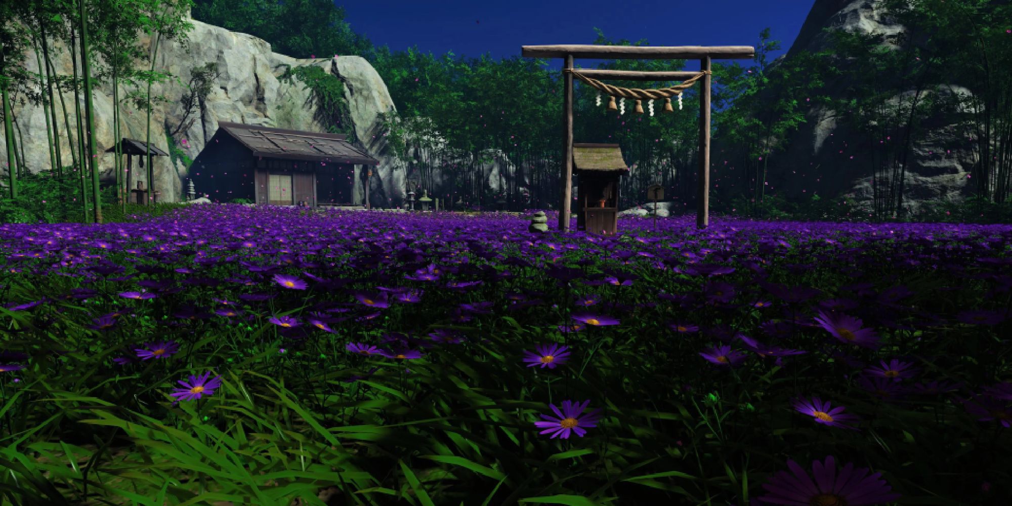 Ghost of Tsushima Tadayori's Rest peaceful in the gentle wind