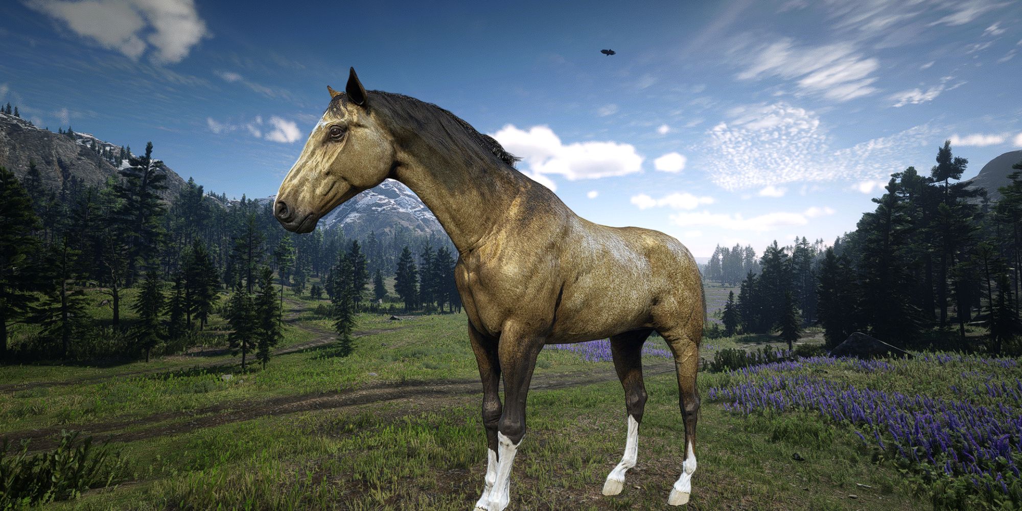 A Turkoman Horse (Gold coat) from Red Dead Redemption 2