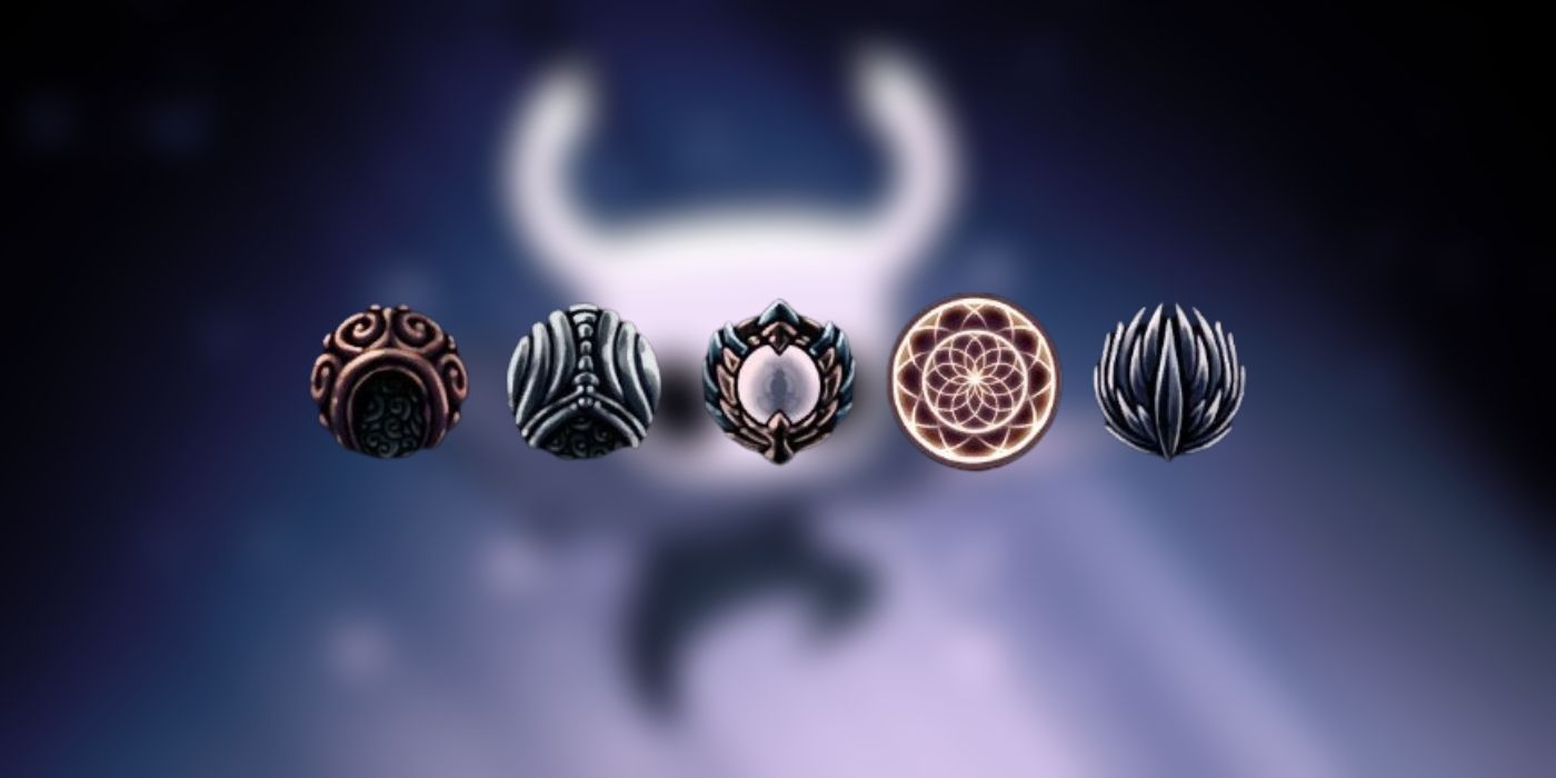 An image of a set of Charms from the video game Hollow Knight