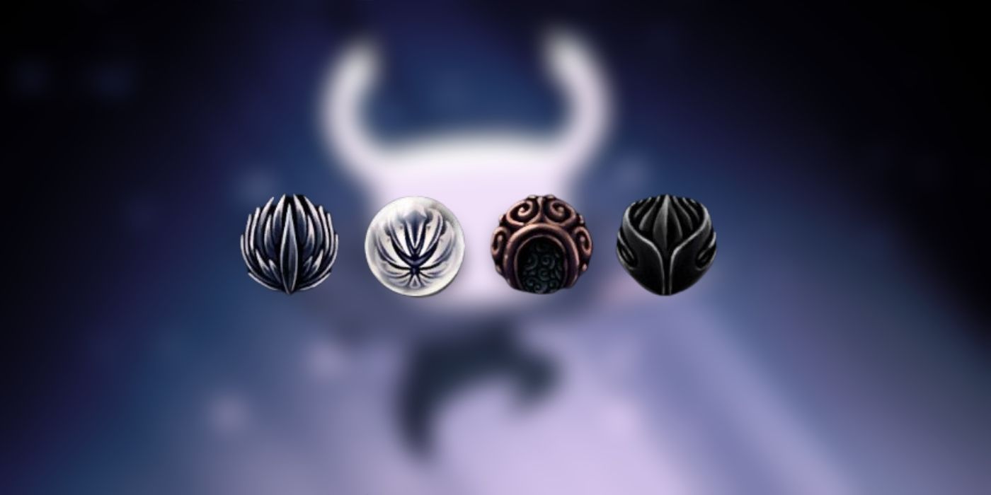 An image of a set of Charms from the video game Hollow Knight