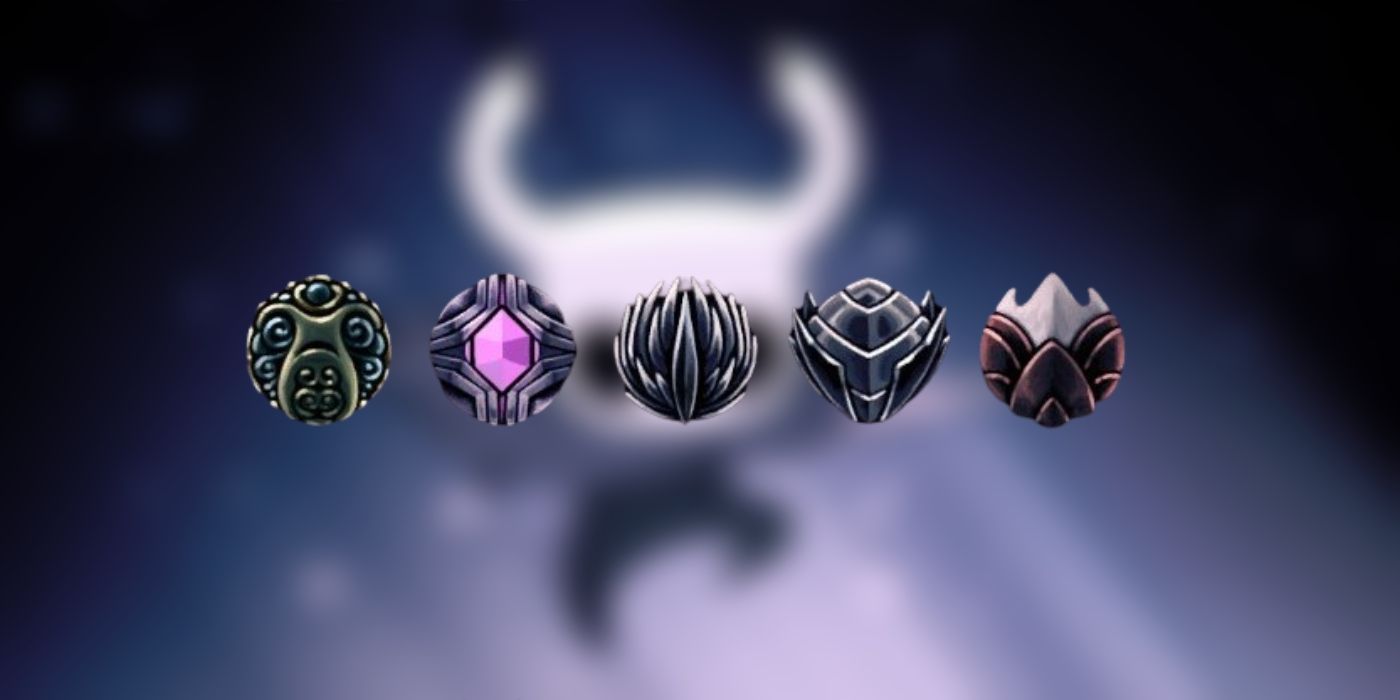 An image of a set of Charms from the video game Hollow Knight