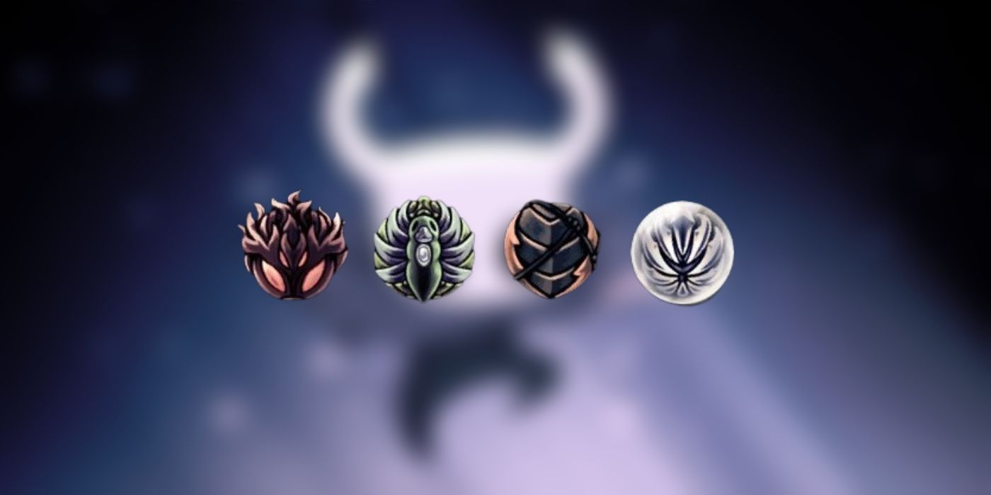 An image of a set of Charms from the video game Hollow Knight