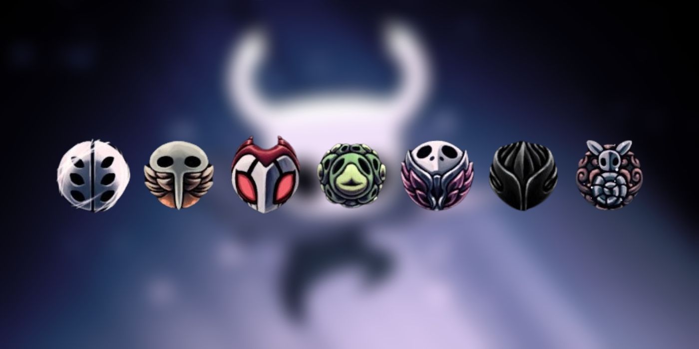 An image of a set of Charms from the video game Hollow Knight