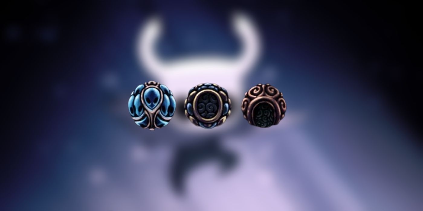 An image of a set of Charms from the video game Hollow Knight