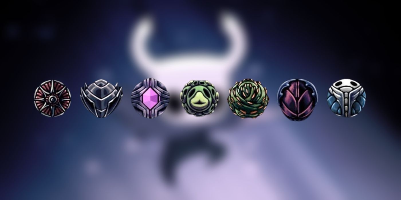 An image of a set of Charms from the video game Hollow Knight