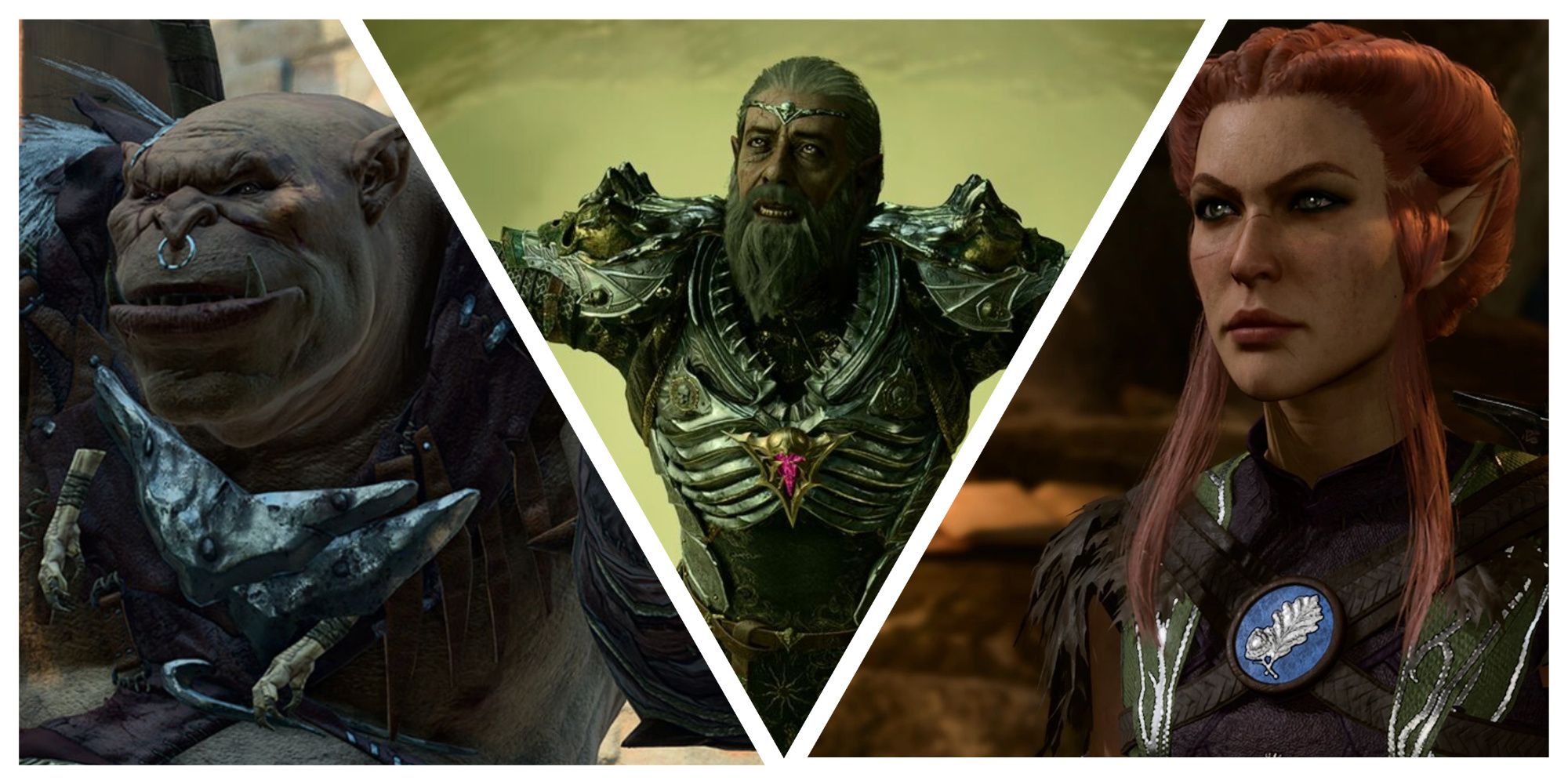 Baldur's Gate 3 bosses Lump The Enlightened, Ketheric Thorm, and Kagha.