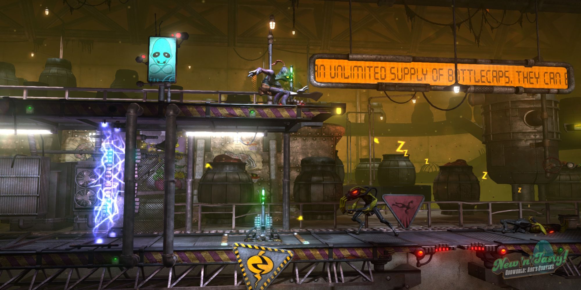 Oddworld New n Tasty gameplay from Steam