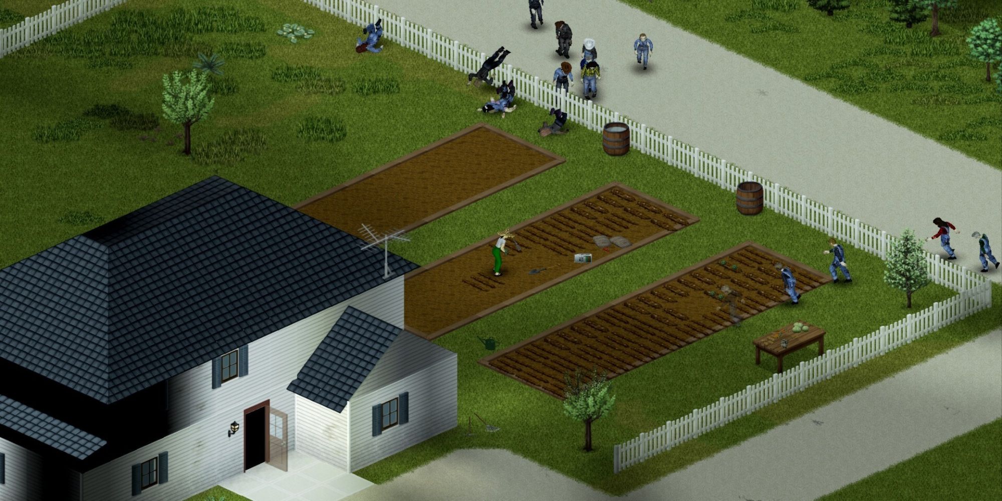 Project Zomboid gameplay from Steam