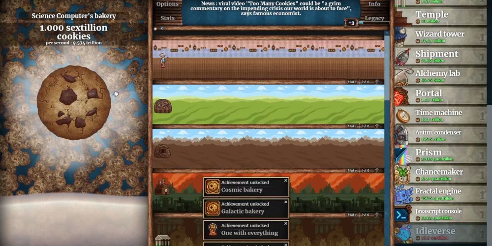 Baking in Bulk in Cookie Clicker