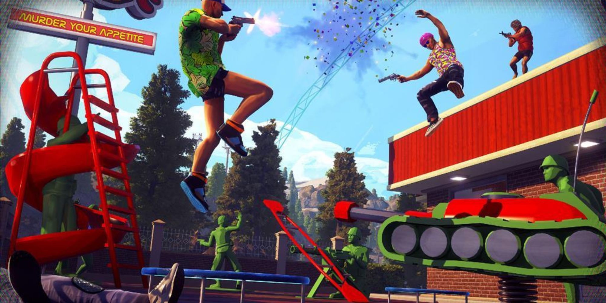 Zany Battle Royale Gameplay in Radical Heights