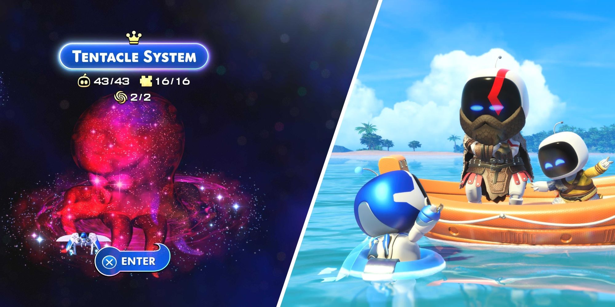 Astro Bot: Tentacle Sysytem All Bot Locations